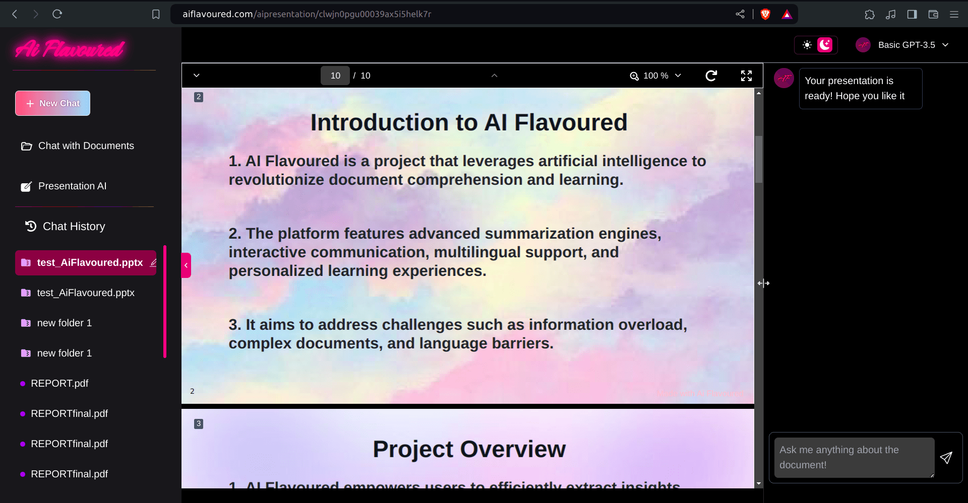 Picture of AI Presentation